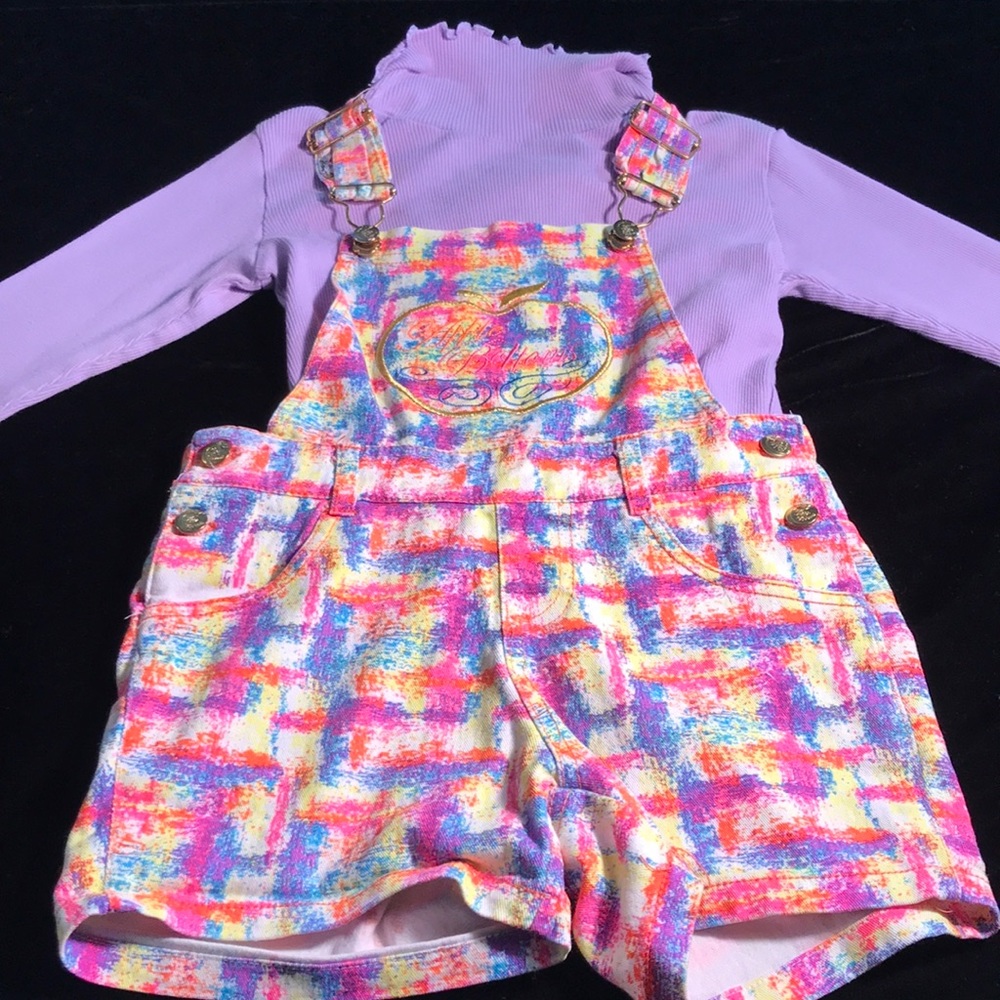 Overall shorts with matching vest